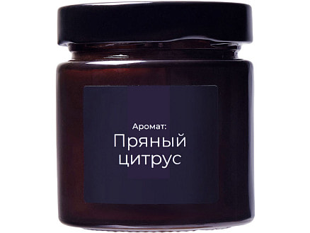 Свеча в стеклянной банке, ароматическая