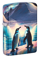 Зажигалка ZIPPO Penguin с покрытием Glow In The Dark Green, латунь/сталь, разно
