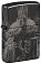 Зажигалка ZIPPO Skull King с покрытием High Polish Black, латунь/сталь, черная, глянцевая, 38x13x57 мм small_img_1
