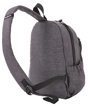 Рюкзак SWISSGEAR 13'', cерый, ткань Grey Heather/ полиэстер 600D PU , 25х14х35 см, 12 л