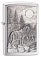 Зажигалка ZIPPO Classic с покрытием Brushed Chrome, латунь/сталь, серебристая, матовая, 38x13x57 мм small_img_1