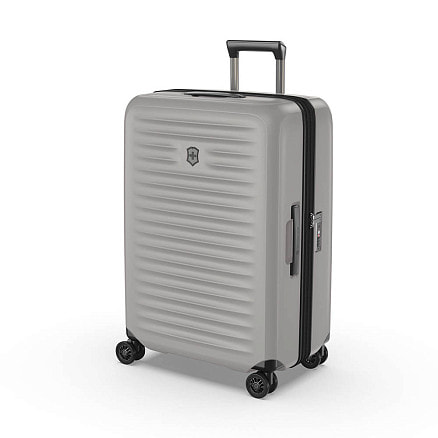 Чемодан VICTORINOX Airox Advanced, серо-белый матовый, 100% поликарбонат Makrolon, 46x29x69 см, 75 л