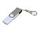 Флешка с  поворотным механизмом, c дополнительным разъемом Micro USB, 16 Гб, белый small_img_1