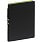 Ежедневник Flexpen Black, недатированный, черный с зеленым_НЕДАТИРОВАННЫЙ