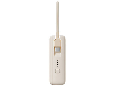 Внешний аккумулятор со встроенным кабелем Xiaomi Power Bank 10000mAh (Integrated Cable) Tan GL