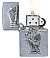 Зажигалка ZIPPO Dead Mans Hand с покрытием Street Chrome, латунь/сталь, серебристая, 38x13x57 мм small_img_3