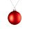 Елочный шар Finery Matt, 8 см, матовый красный_8 СМ