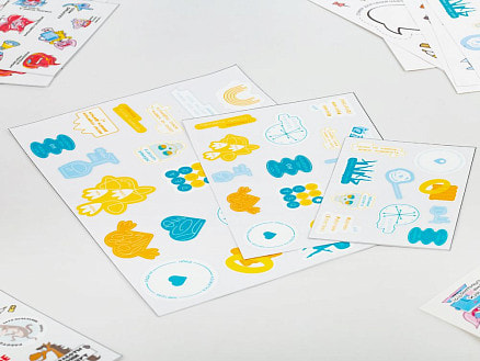 Наклейки UV-DTF Stiker Pack на заказ, S