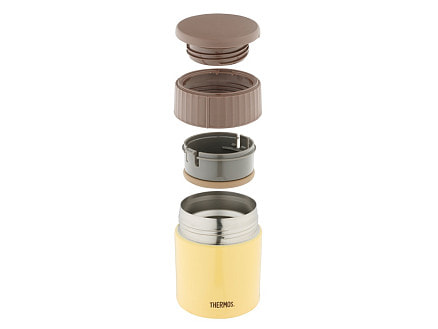 Термос из нерж. стали для еды тм THERMOS JBQ-400-BNN 0.4L, желтый
