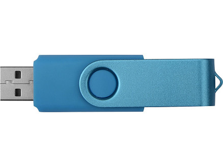 Флеш-карта USB 2.0 8 Gb Квебек Solid, голубой