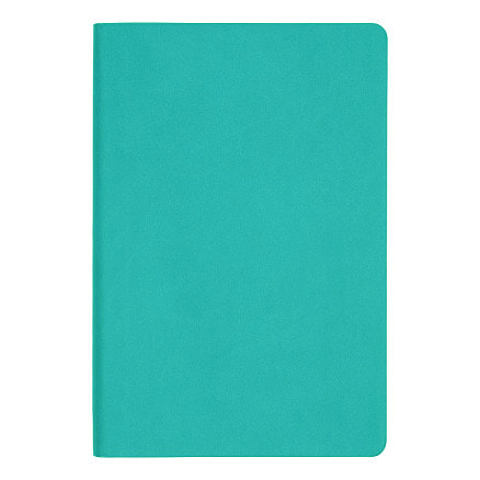Ежедневник Flexy Latte Color А5, бирюзовый, недатированный, в гибкой обложке
