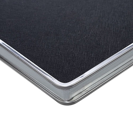 Ежедневник Frame Metal, недатированный, черный