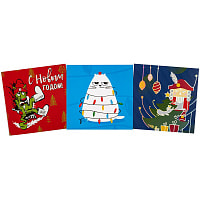 Набор Warmest Wishes: 3 открытки с конвертами