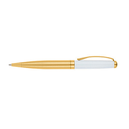Ручка шариковая Pierre Cardin GOLDEN, золотистый и белый. Упаковка B