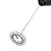 Вспениватель молока электрический с металлической подставкой, Circle Joy Silver Knight Series Electric Milk Frother, серебристый/черный small_img_2