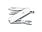 Нож-брелок VICTORINOX Classic SD Colors Falling Snow, 58 мм, 7 функций, белый_БЕЛЫЙ