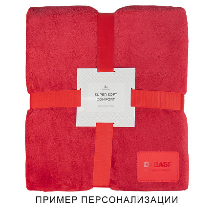 Набор подарочный Solution Duo (плед, термос для еды), красный