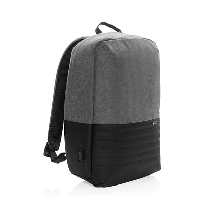 Антикражный рюкзак для ноутбука Swiss Peak с RFID-защитой из rPET AWARE™, 15,6’’