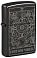 Зажигалка ZIPPO Wheel Of Fortune с покрытием High Polish Black, латунь/сталь, черная, глянцевая, 38x13x57 мм small_img_1
