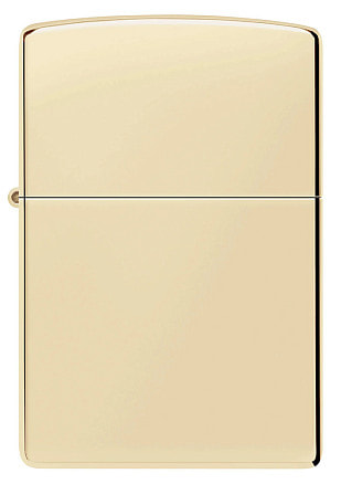 Зажигалка ZIPPO Classic с покрытием Champagne, латунь/сталь, золотистая, глянцевая, 38x13x57 мм