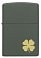 Зажигалка ZIPPO Four Leaf Clover с покрытием Green Matte, латунь/сталь, зеленая, 38x13x57 мм small_img_2