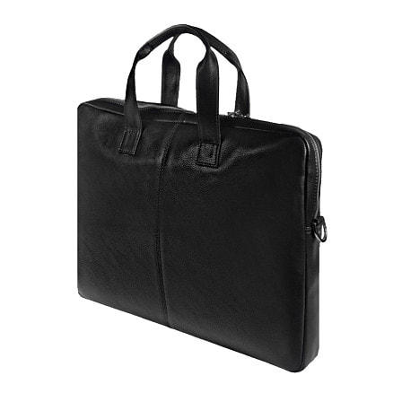Портфель из натуральной кожи Leather Country Attashe, черный