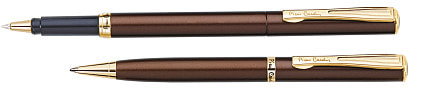 Набор Pierre Cardin PEN&PEN: ручка шариковая + роллер, коричневый. Упаковка Е или E