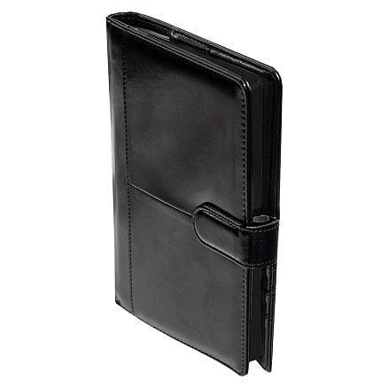 Ежедневник в суперобложке Country Business Pristine A5+, черный, недатированный, с магнитным клапаном, в твердой обложке c поролоном, в подарочной коробке