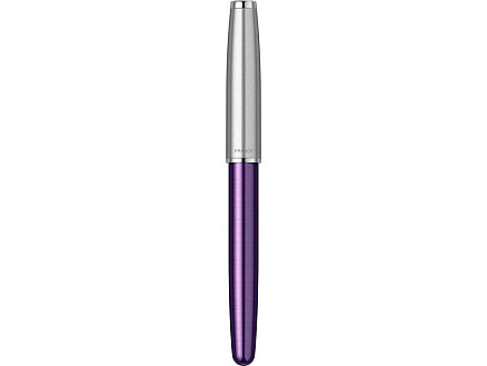 Перьевая ручка Parker Sonnet Essentials Violet SB Steel CT, перо: F, цвет чернил black, в подарочной упаковке.