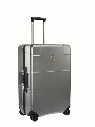 Чемодан VICTORINOX Lexicon, серый, 100% поликарбонат, 45x28x68 см, 73 л