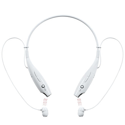 Bluetooth наушники stereoBand Ver.2, белые