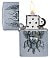 Зажигалка ZIPPO Viking Warrior с покрытием Street Chrome™, латунь/сталь, серебристая, 38x13x57 мм small_img_2