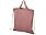 Рюкзак со шнурком Pheebs из 150 г/м² переработанного хлопка, heather maroon_КАШТАНОВЫЙ