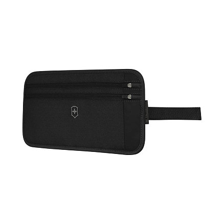 Сумка на пояс VICTORINOX Travel Essentials Security Belt Bag, черная, полиэстер, 28х1х14 см