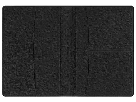 Обложка для паспорта с RFID защитой отделений для пластиковых карт Favor, черная