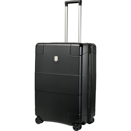 Чемодан VICTORINOX Lexicon, чёрный, 100% поликарбонат, 45x28x68 см, 73 л