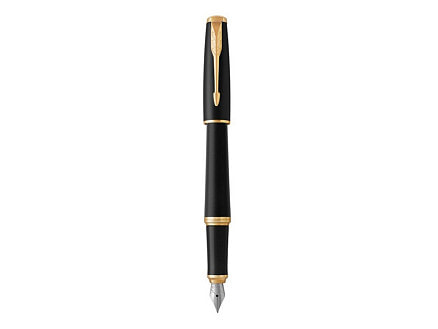 Подарочный набор из 2-х ручек Parker URBAN Muted black GT перьевая и шариковая ручки