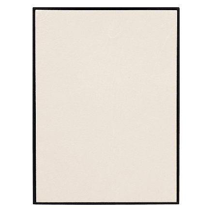 Коробка подарочная, размер 24*17,5*3 см, Solution Superior Linen, черная, бежевый ложемент под индивидуальную вырубку