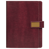 Ежедневник Alfa Brandy Business Edition B5 бордовый, в подарочной коробке