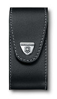 Чехол на ремень VICTORINOX для ножа 111 мм WorkChamp XL (0.9064.XL), кожаный, чёрный