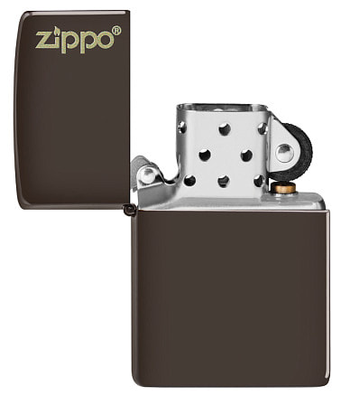 Зажигалка ZIPPO Classic с покрытием Brown Matte, латунь/сталь, коричневая, матовая, 38x13x57 мм