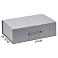 Подарочная коробка, размер 39*26,3*11 см, Solution Prestige Big Case Linen с магнитным клапаном и ручкой , серебристая small_img_1