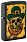 Зажигалка ZIPPO Lucky Map с покрытием Black Matte, латунь/сталь, черная, 38x13x57 мм_ЧЕРНЫЙ