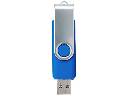 USB3.0/USB Type-C флешка на 16 Гб Квебек C, синий