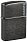 Зажигалка ZIPPO Logo с покрытием Gray Dusk, латунь/сталь, серая, матовая, 38x13x57 мм_ЧЕРНЫЙ
