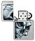 Зажигалка ZIPPO Skull and Flame с покрытием Street Chrome, латунь/сталь, серебристая, матовая, 38x13x57 мм small_img_4