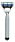 Станок для бритья IL Ceppo, FUSION, алюминий, никелированная латунь, серебристо-черный матовый_СЕРЕБРИСТО-ЧЕРНЫЙ МАТОВЫЙ