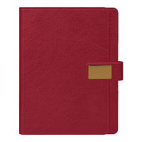 Ежедневник в суперобложке Country Alfa Mocco Business Edition B5, полутвердый, бордовый с золотом