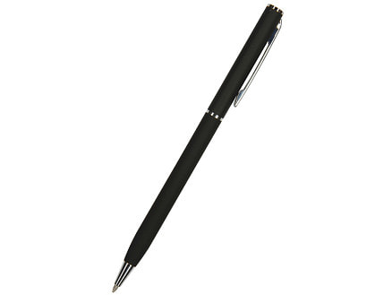 Ручка шариковая автоматическая BrunoVisconti® PALERMO цвет корпуса черный, soft-touch, 0.7 мм
