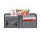 Бумажник VICTORINOX Travel Essentials Bi-Fold Wallet, с защитой от сканирования RFID, серый, полиэстер, 11x2x10 см small_img_4
